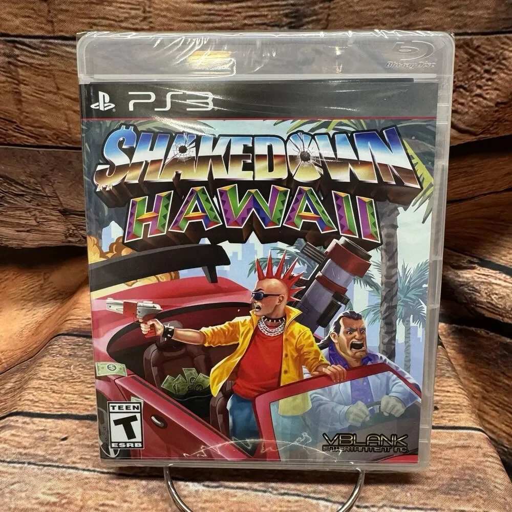 Shakedown Hawaii PS3 Sony PlayStation 3 Game Vblank Sealed Last Physical Release
